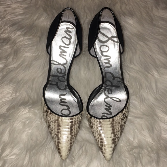 Sam Edelman Shoes - Sam Edelman Delilah D’Orsay B&W Heels